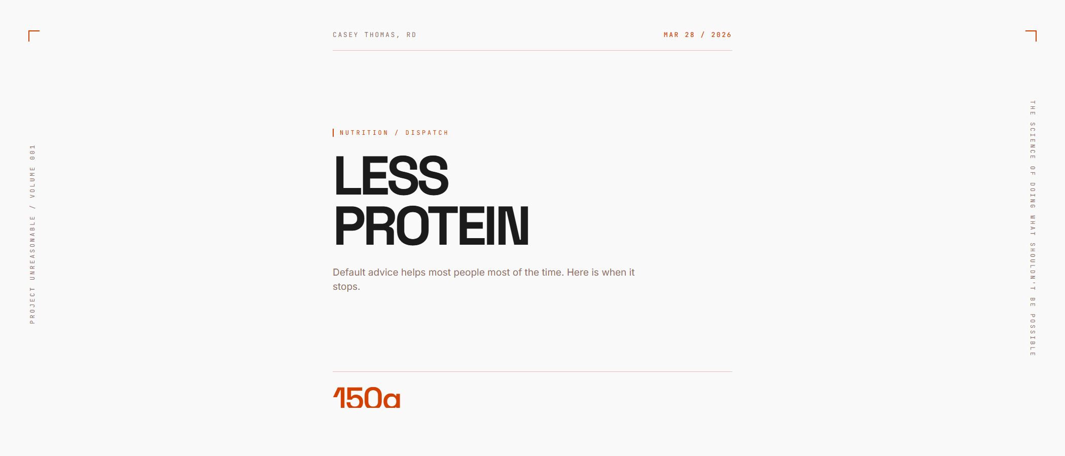 When Protein Intake Is Too High